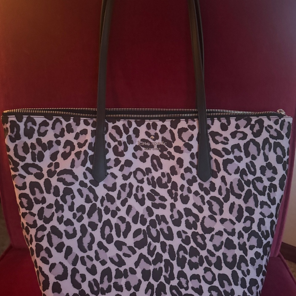 Kate Spade Leopard Print Tote Bag